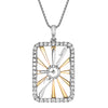 Diamond Clock Pendant