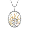 Diamond Clock Pendant