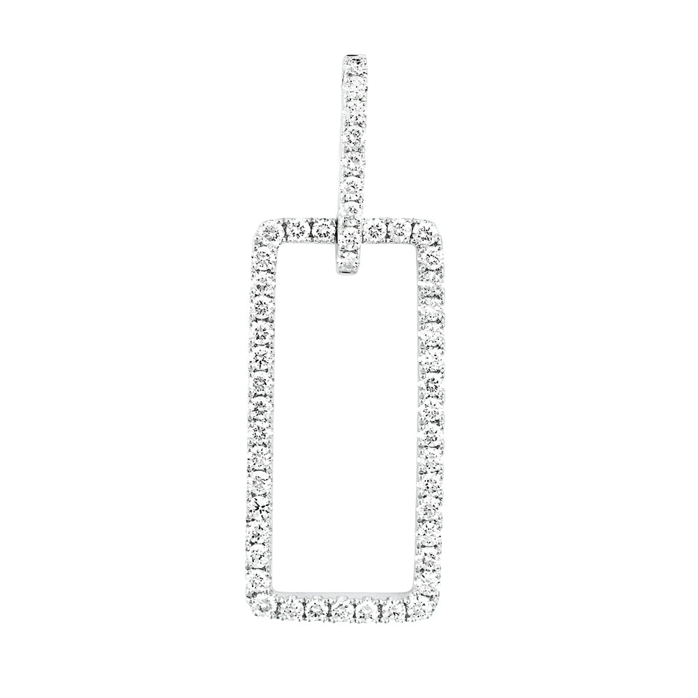 Chatham lab-grown diamond pendant, style FDP5097W