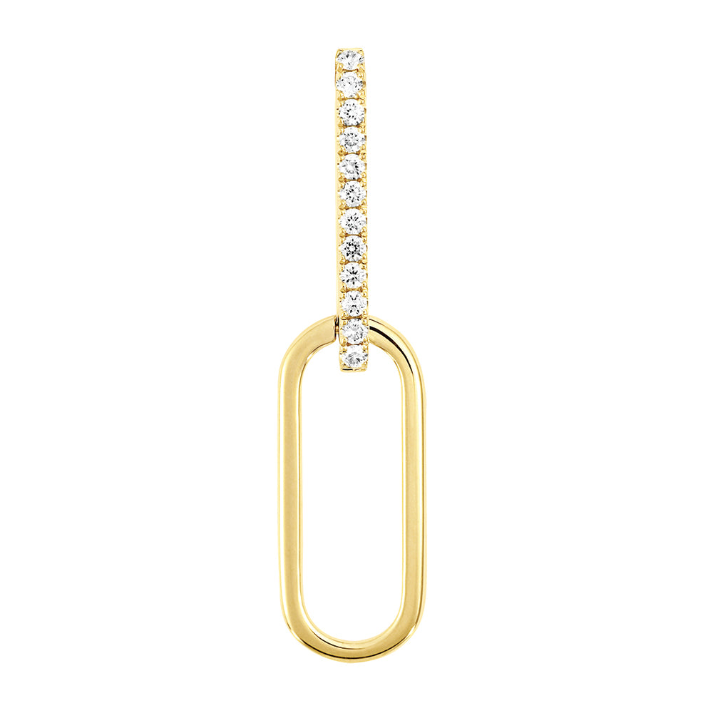 Chatham lab-grown diamond pendant, style FDP5099Y
