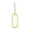 Diamond Fashion Paper Clip Pendant