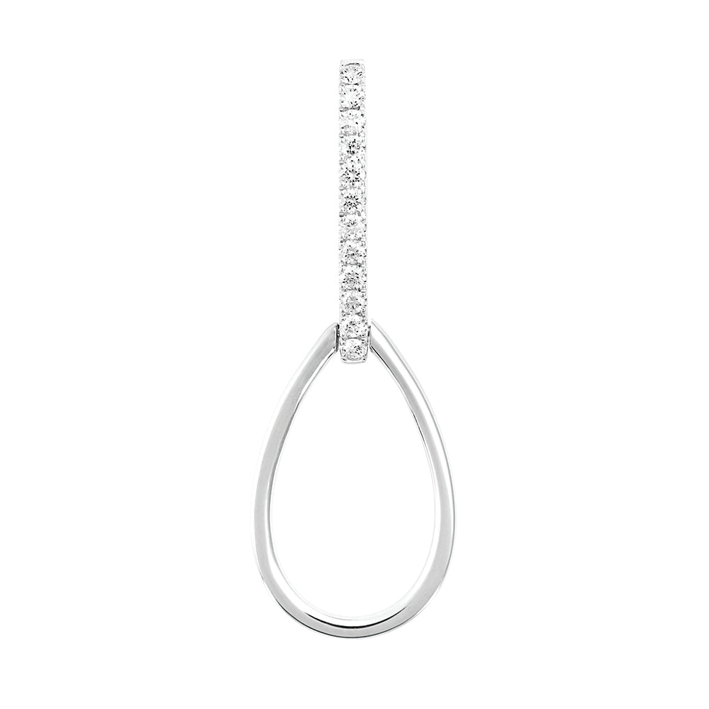 Chatham lab-grown diamond pendant, style FDP5100W