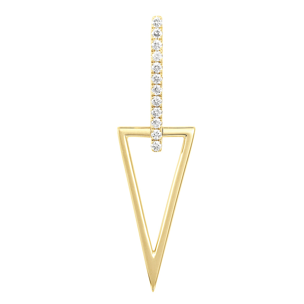 Chatham lab-grown diamond pendant, style FDP5101Y