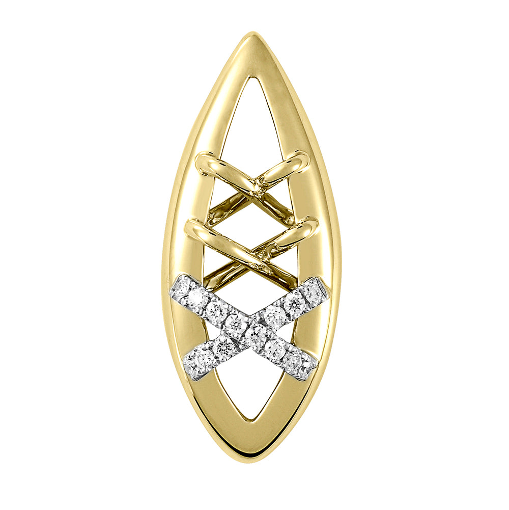 Chatham lab-grown diamond pendant, style FDP5103WY