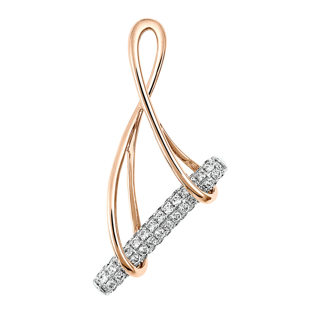 Chatham lab-grown diamond pendant, style FDP5107RW