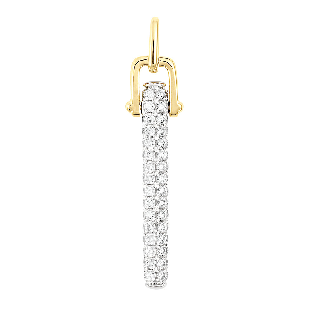 Chatham lab-grown diamond pendant, style FDP5108WY