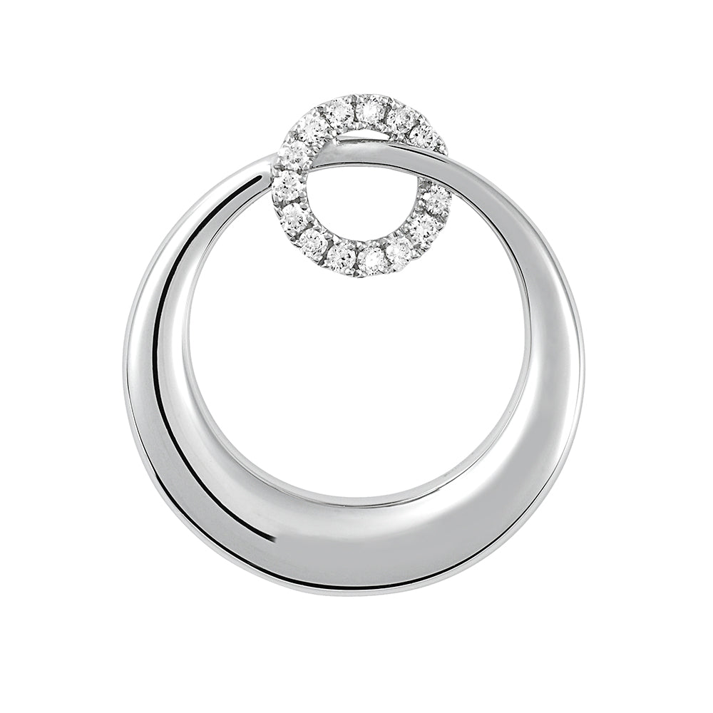 Chatham lab-grown diamond pendant, style FDP5113W