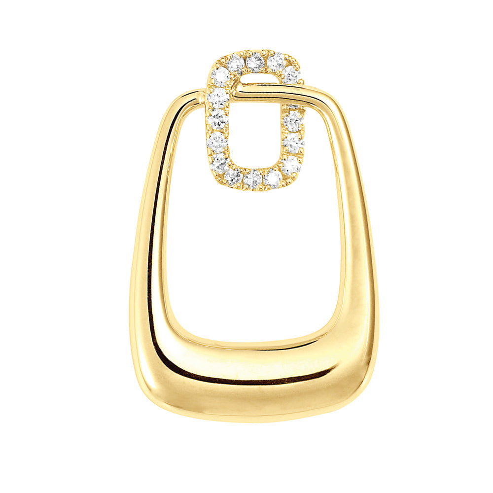 Chatham lab-grown diamond pendant, style FDP5114Y
