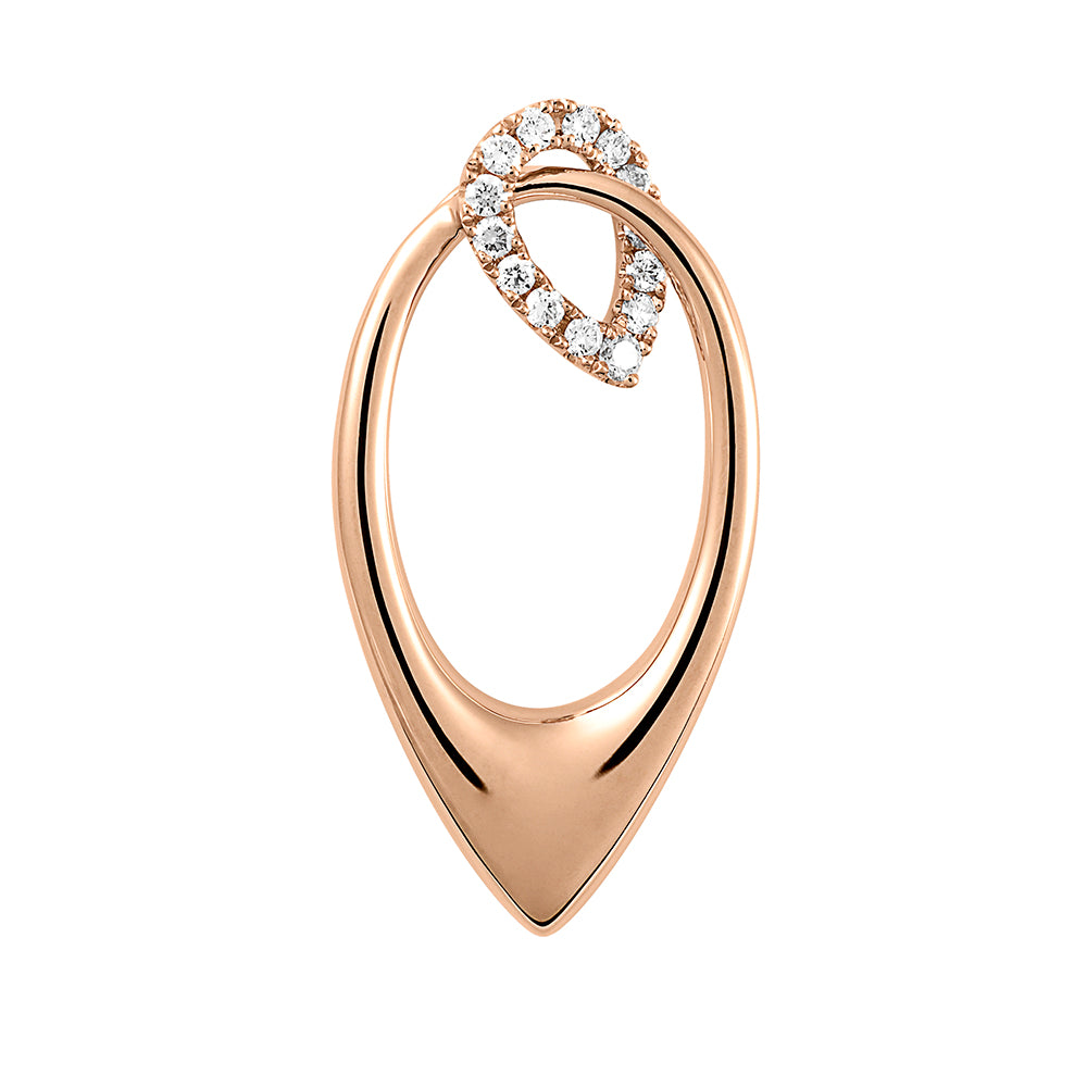 Chatham lab-grown diamond pendant, style FDP5115R