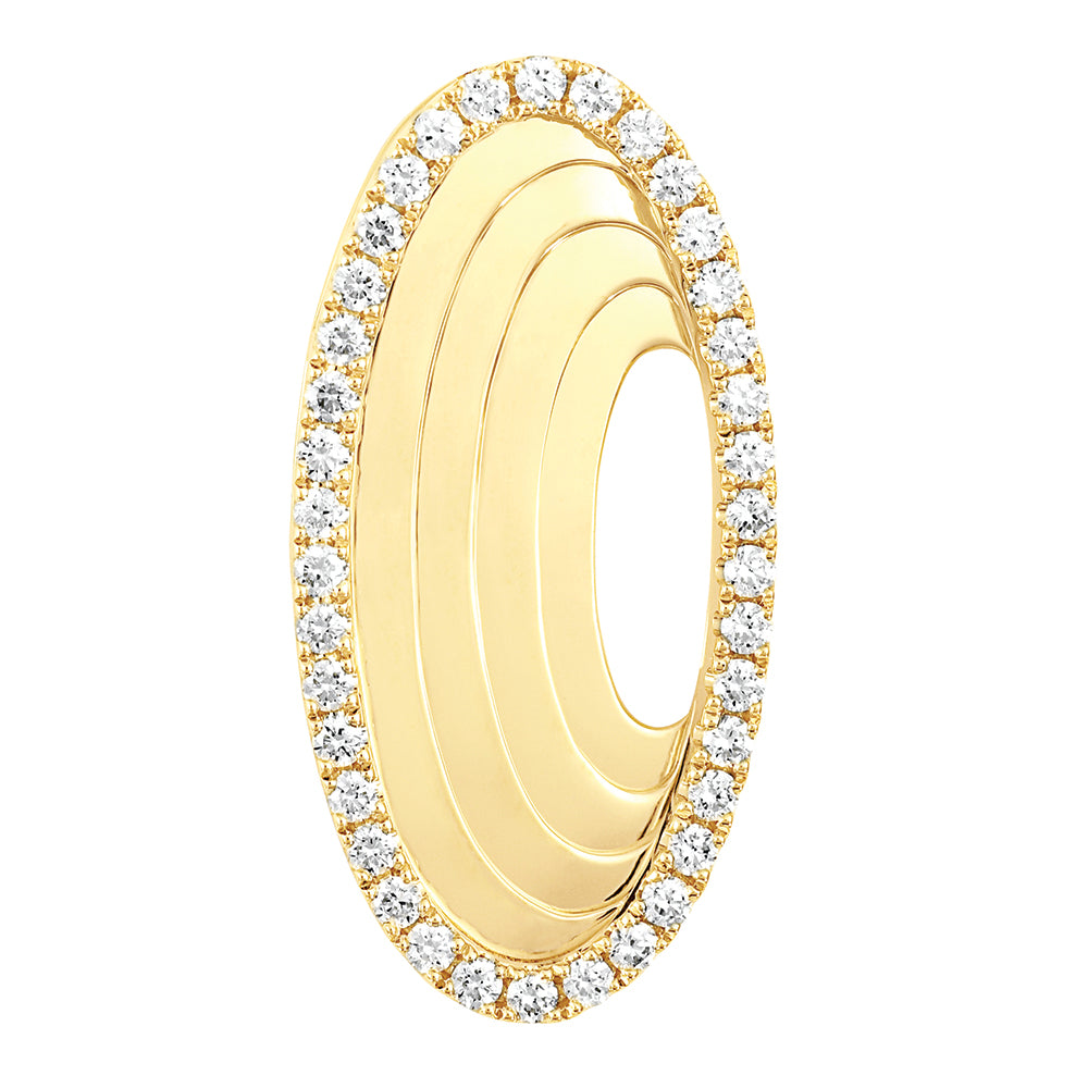 Chatham lab-grown diamond pendant, style FDP5116Y