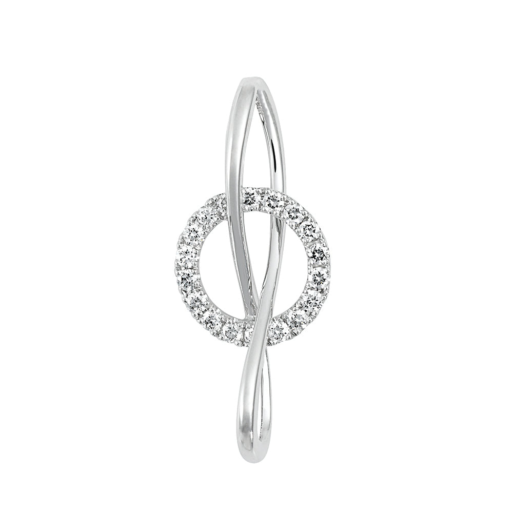 Chatham lab-grown diamond pendant, style FDP5126W