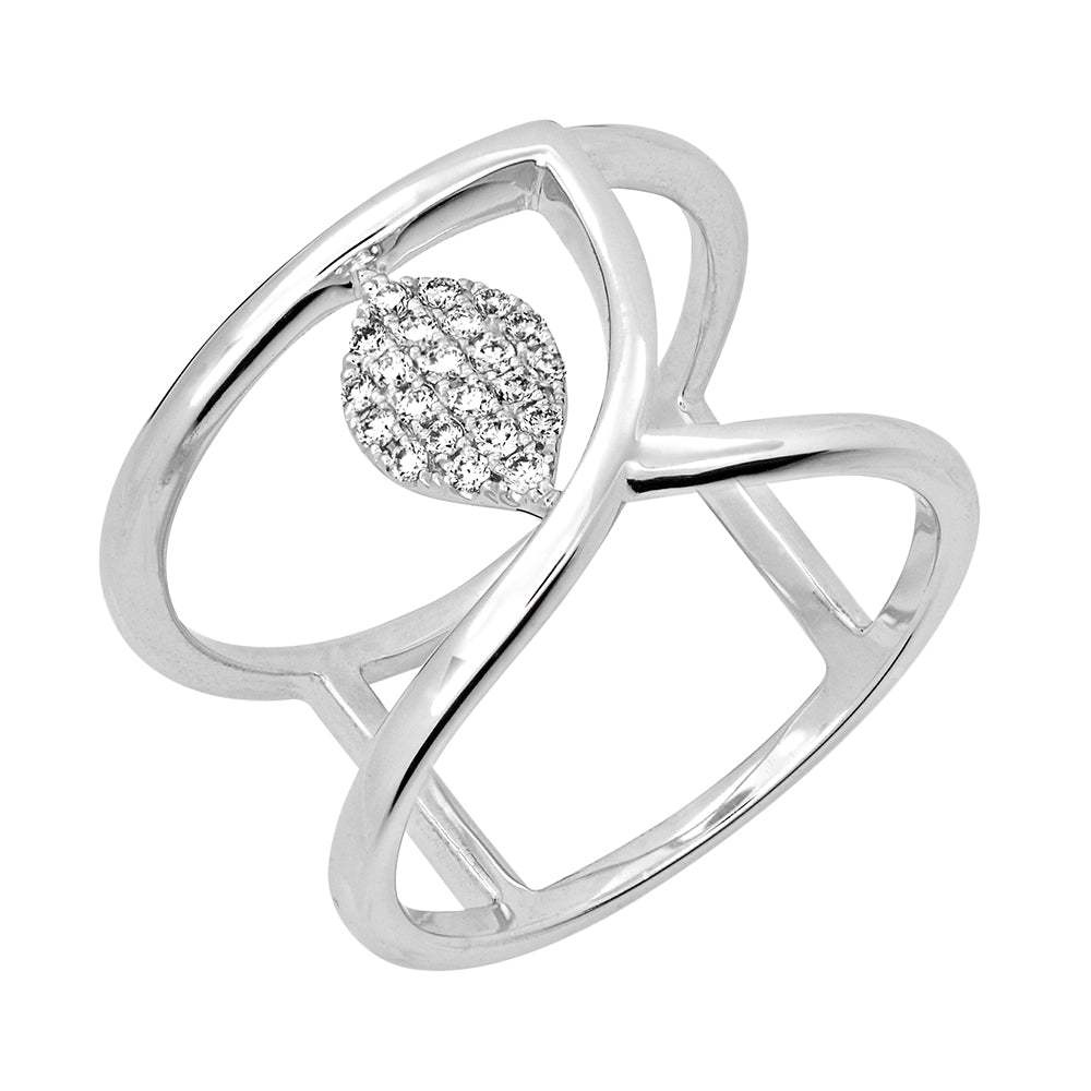 Chatham lab-grown diamond ring, style FDR13942W