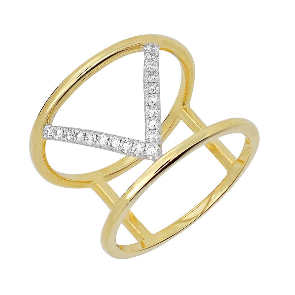 Chatham lab-grown diamond ring, style FDR13950YW