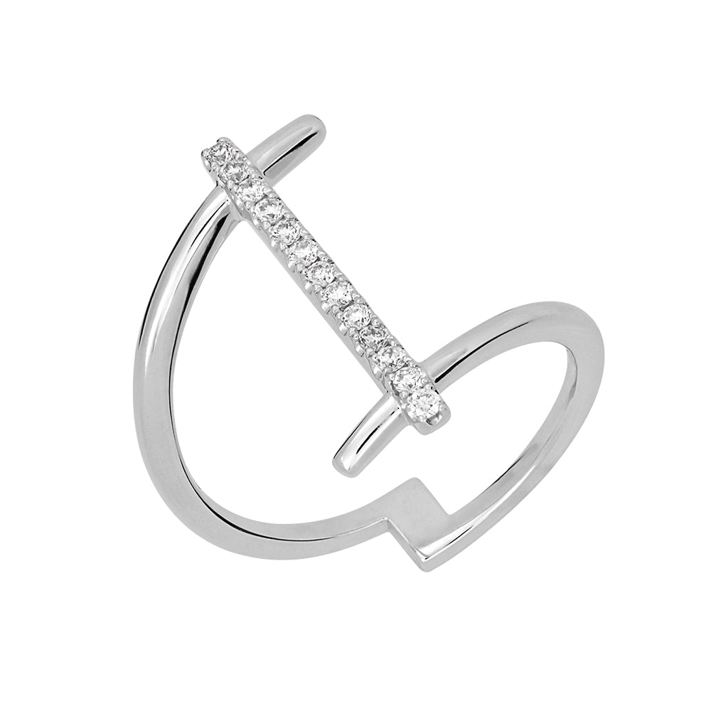 Chatham lab-grown diamond ring, style FDR13960W