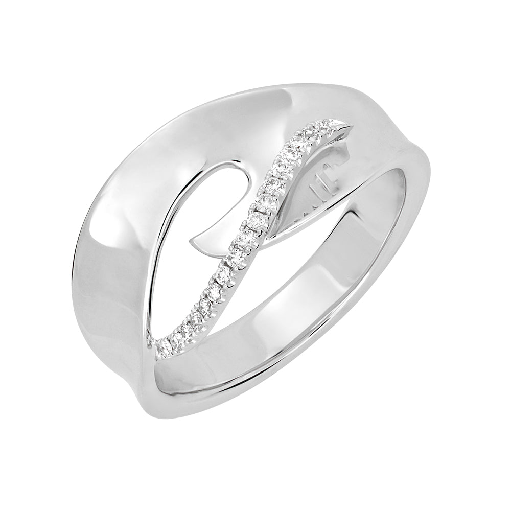 Chatham lab-grown diamond ring, style FDR13964W