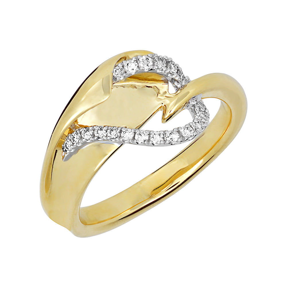 Chatham lab-grown diamond ring, style FDR13966YW