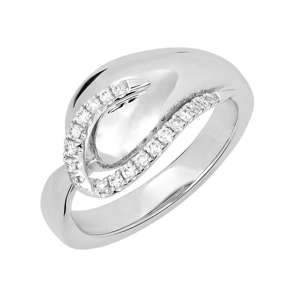 Chatham lab-grown diamond ring, style FDR13969W