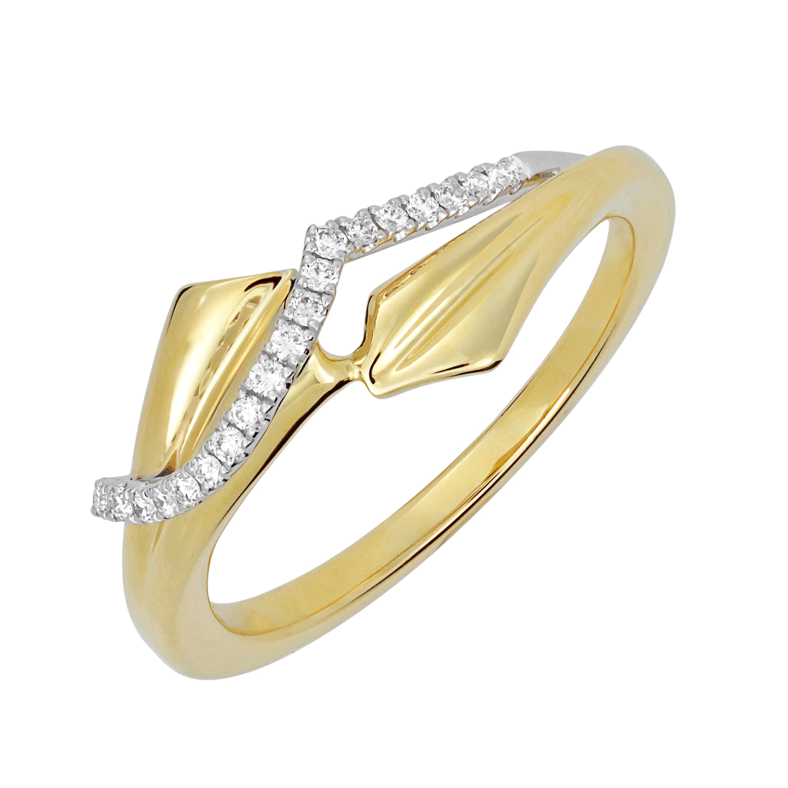 Chatham lab-grown diamond ring, style FDR13970YW
