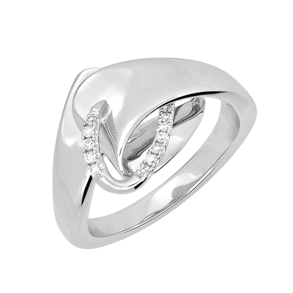 Chatham lab-grown diamond ring, style FDR13976W