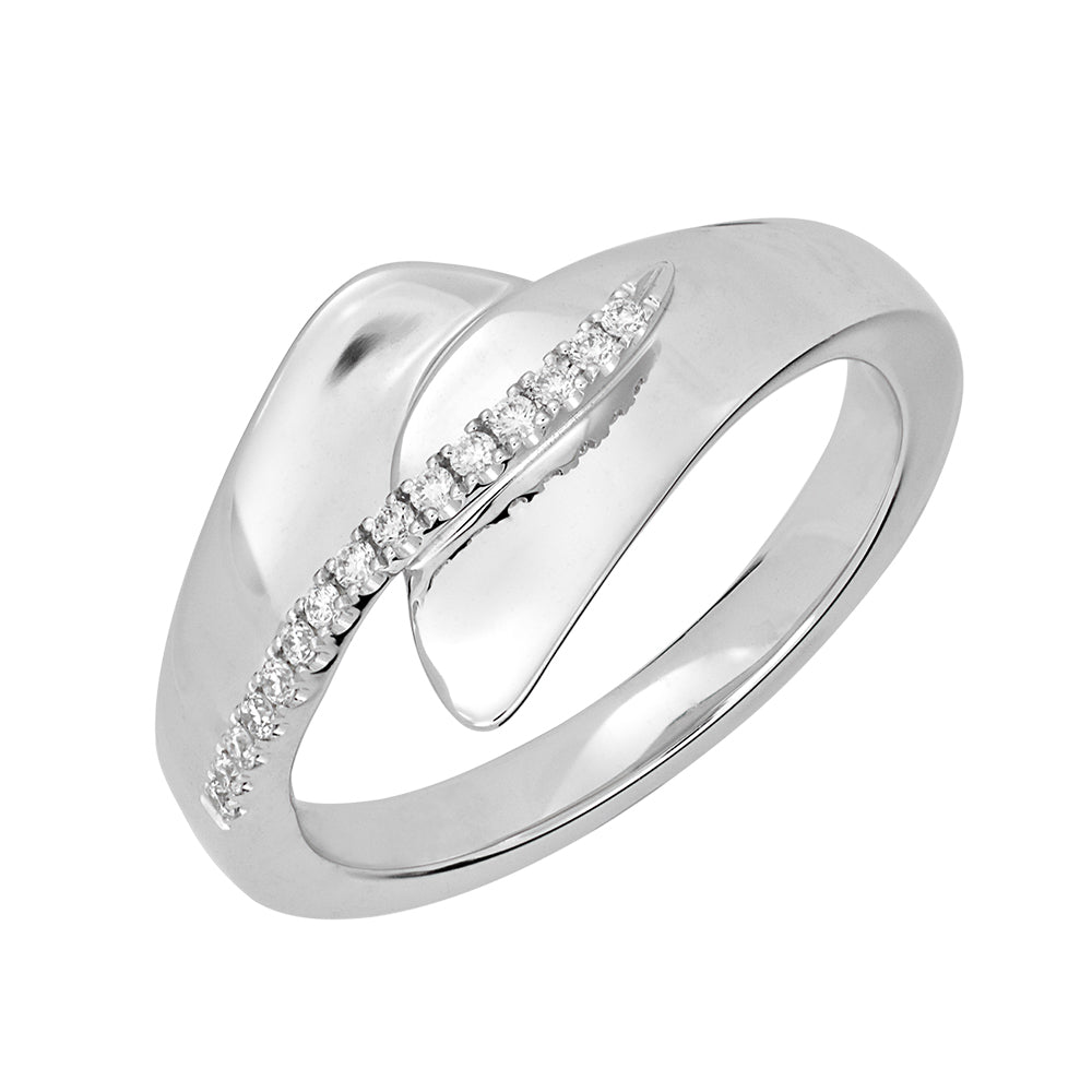 Chatham lab-grown diamond ring, style FDR13982W