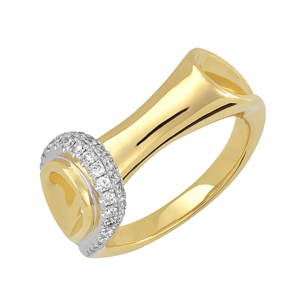 Chatham lab-grown diamond ring, style FDR14035YW