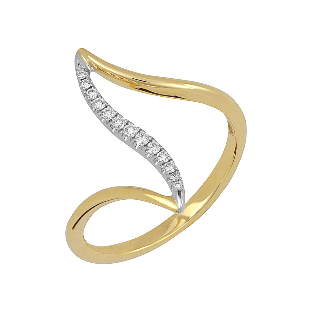 Chatham lab-grown diamond ring, style FDR14046YW