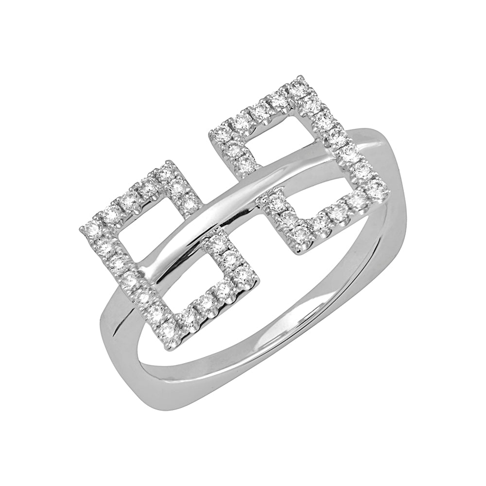 Chatham lab-grown diamond ring, style FDR14050W