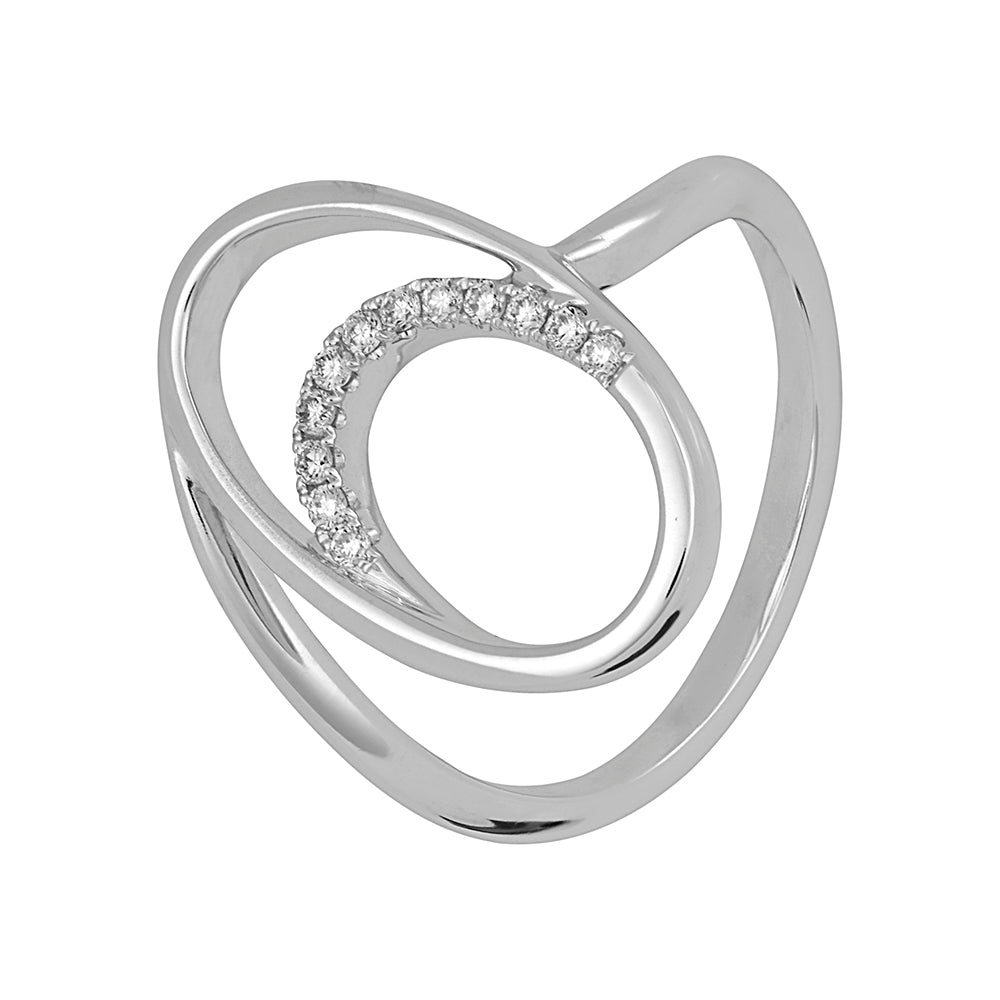 Chatham lab-grown diamond ring, style FDR14053W