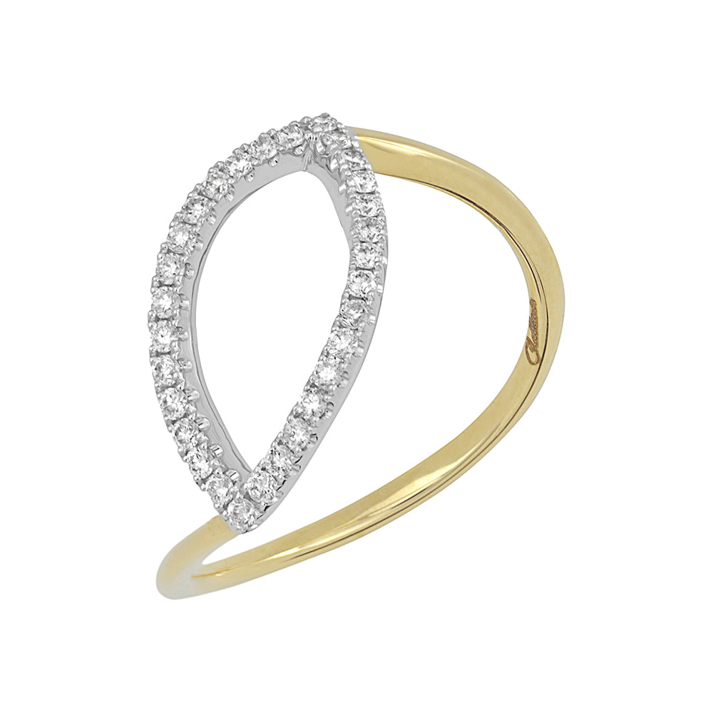 Chatham lab-grown diamond ring, style FDR14057YW