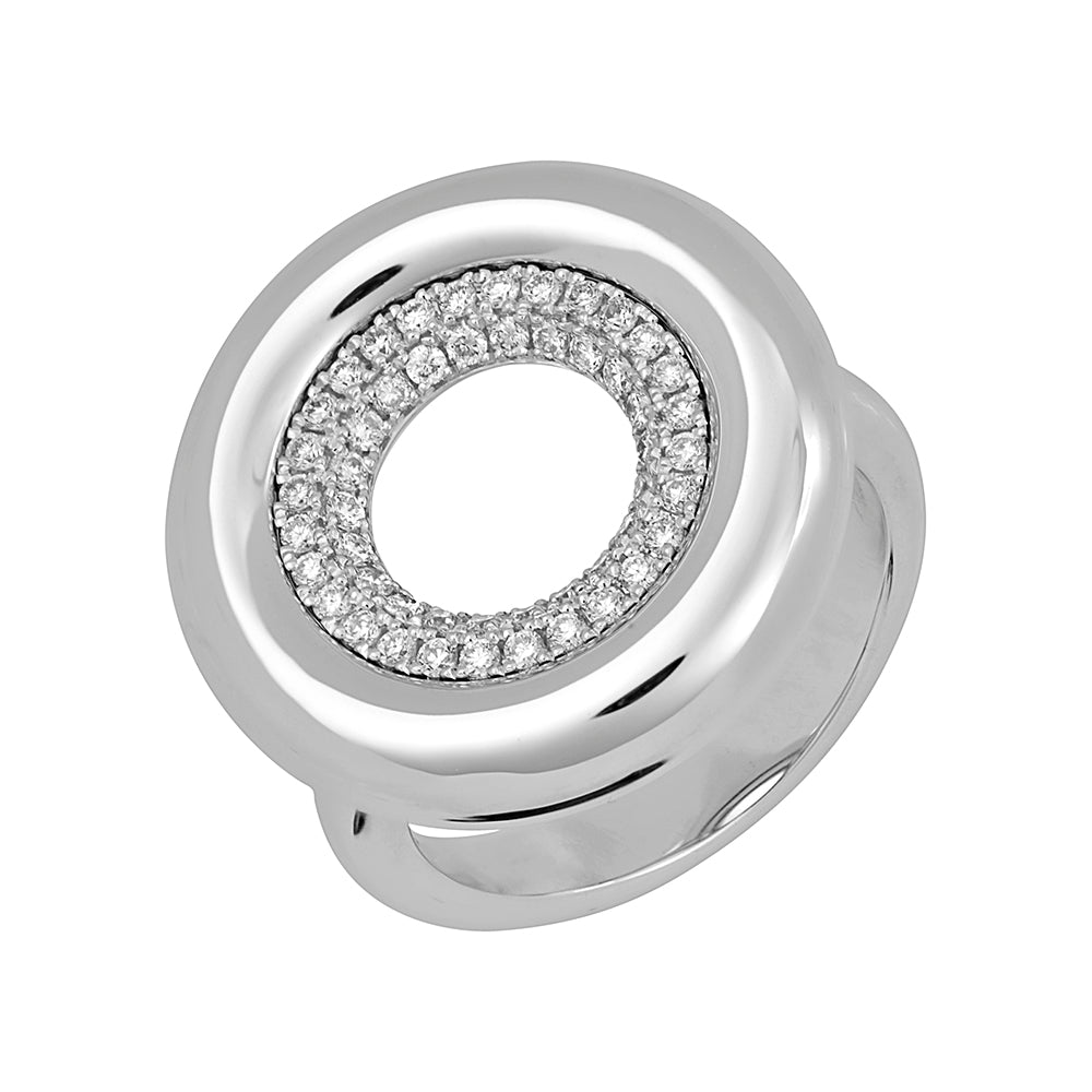 Chatham lab-grown diamond ring, style FDR14065W