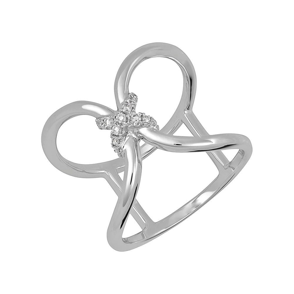 Chatham lab-grown diamond ring, style FDR14066W