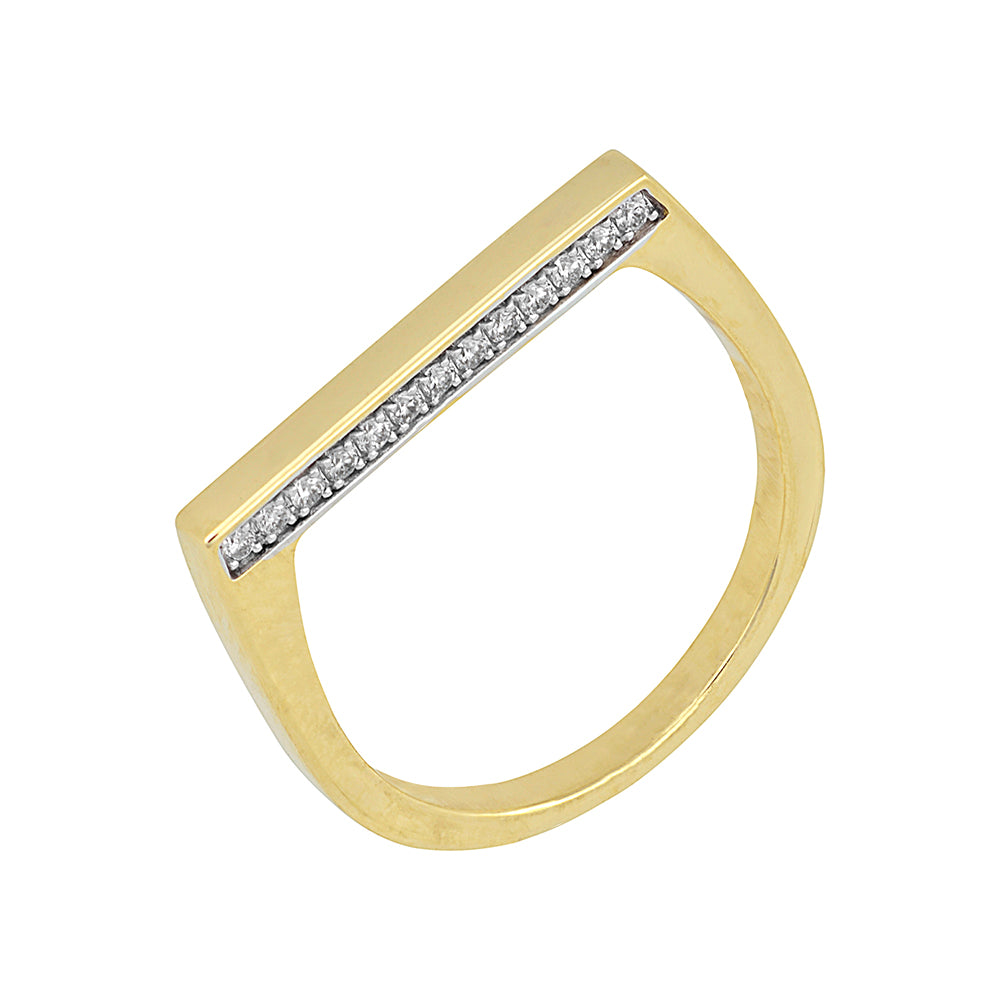 Chatham lab-grown diamond ring, style FDR14071YW