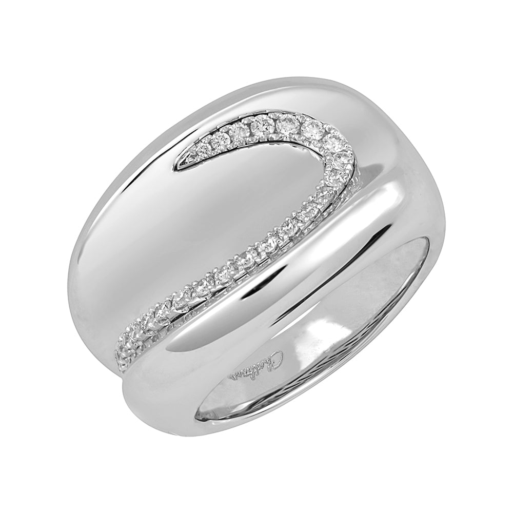 Chatham lab-grown diamond ring, style FDR14074W