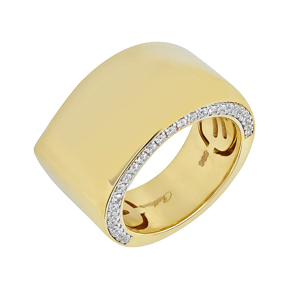 Chatham lab-grown diamond ring, style FDR14076YW