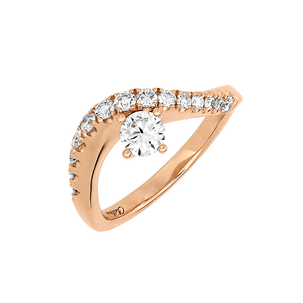 Chatham lab-grown diamond ring, style FDR14323R