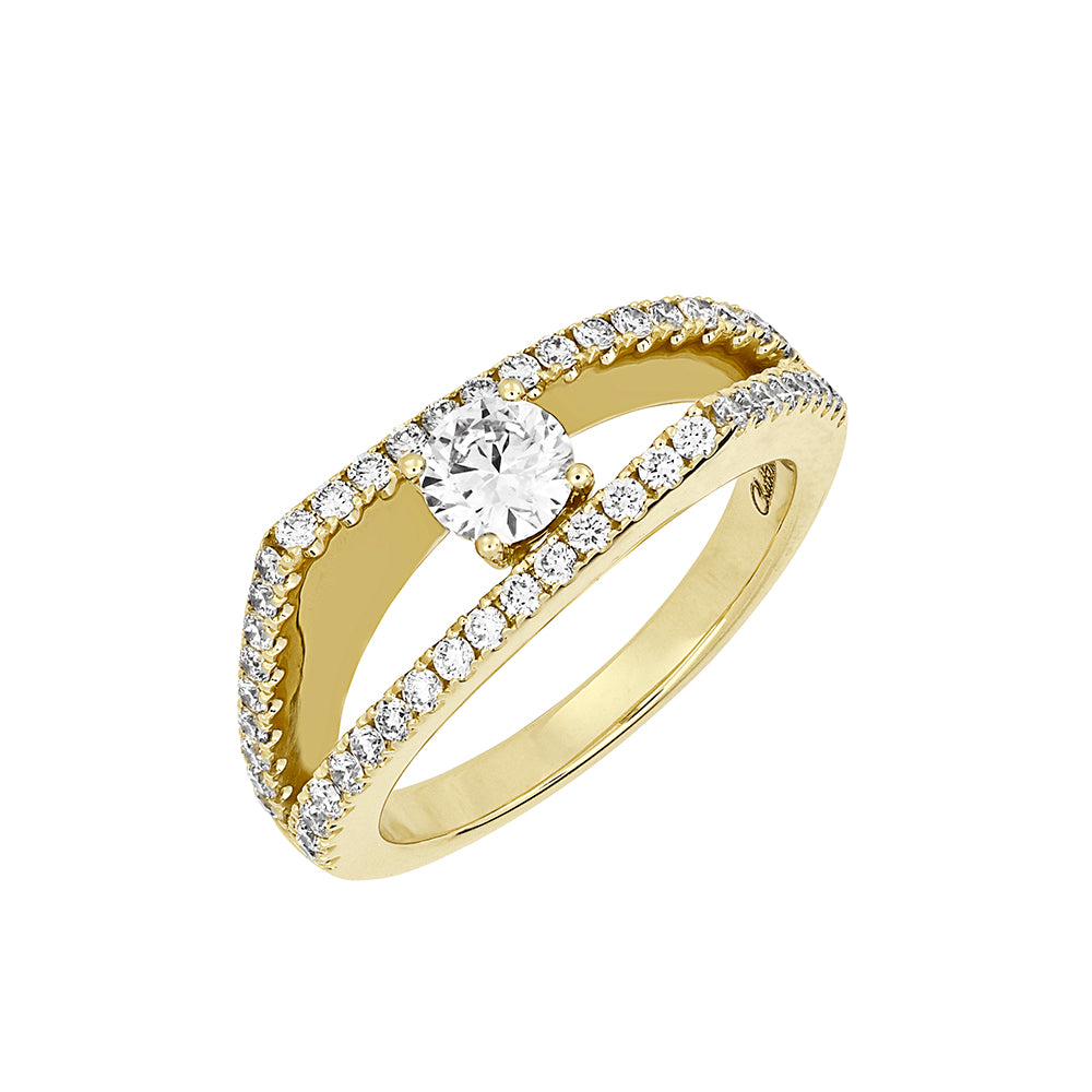 Chatham lab-grown diamond ring, style FDR14328Y