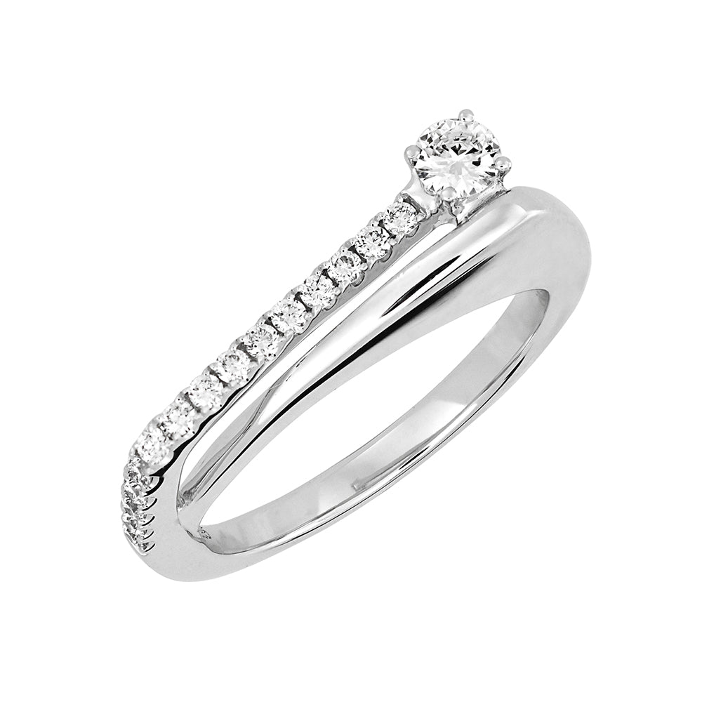 Chatham lab-grown diamond ring, style FDR14334W