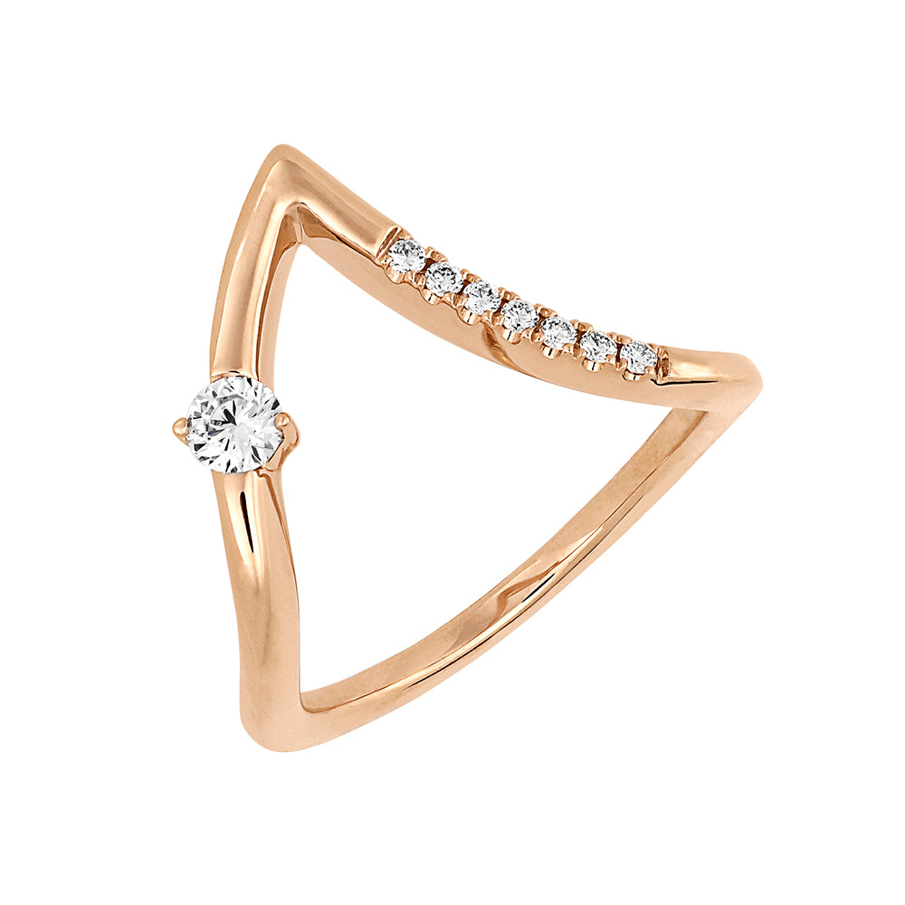 Chatham lab-grown diamond ring, style FDR14336R