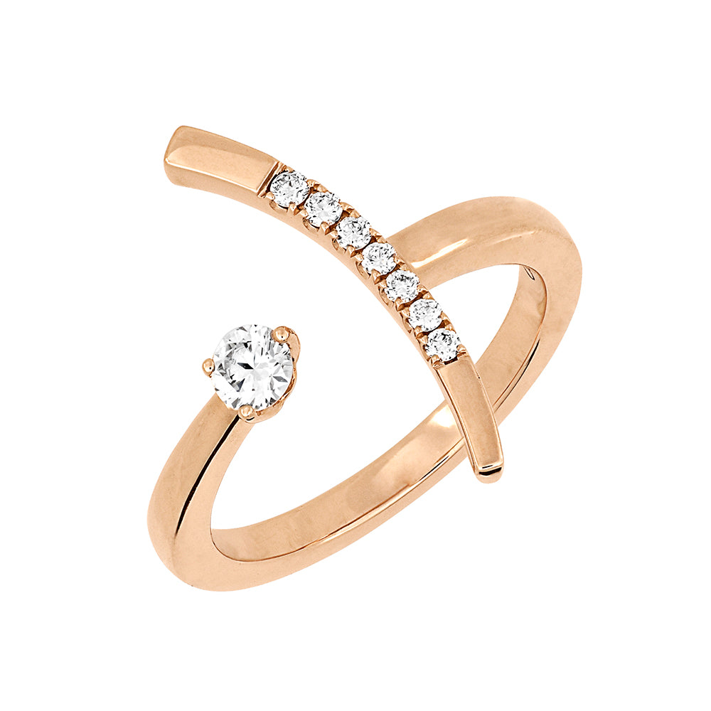 Chatham lab-grown diamond ring, style FDR14337R