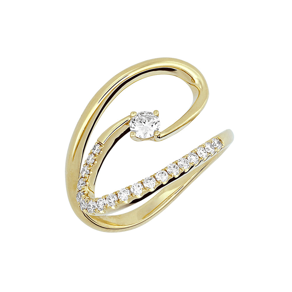 Chatham lab-grown diamond ring, style FDR14341Y