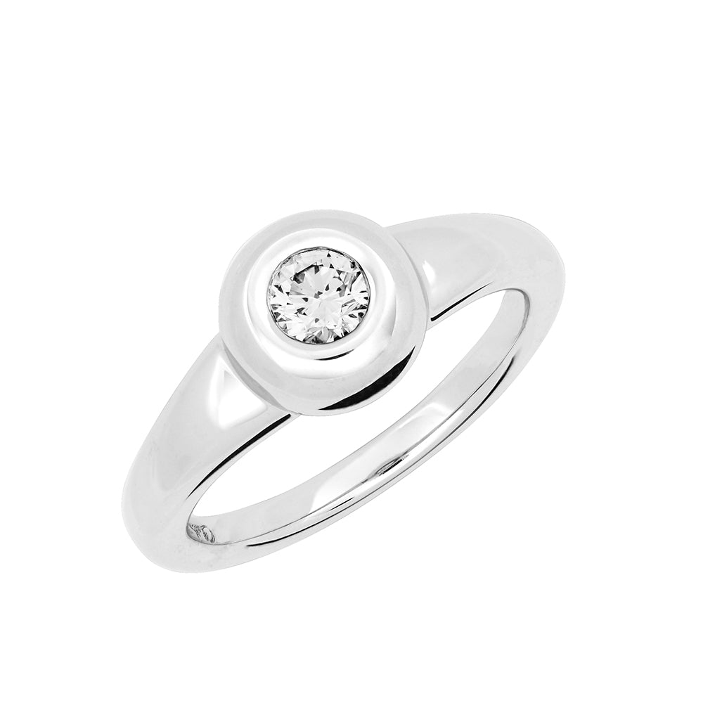 Chatham lab-grown diamond ring, style FDR14450W