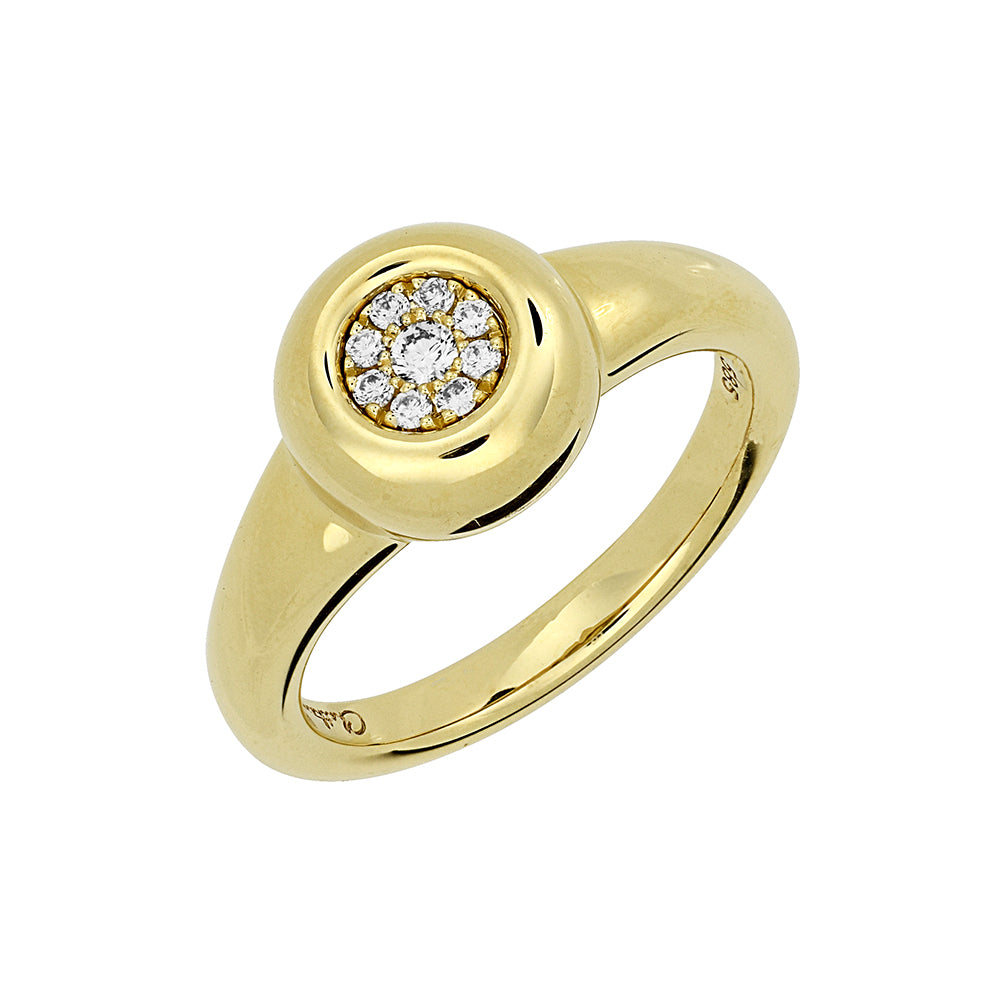 Chatham lab-grown diamond ring, style FDR14451Y