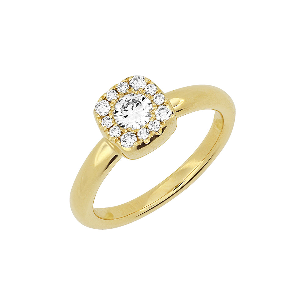 Chatham lab-grown diamond ring, style FDR14453Y