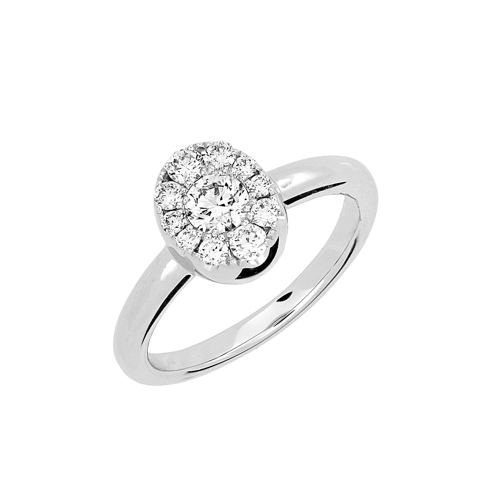 Chatham lab-grown diamond ring, style FDR14454W