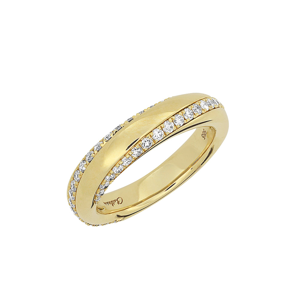 Chatham lab-grown diamond ring, style FDR14455Y
