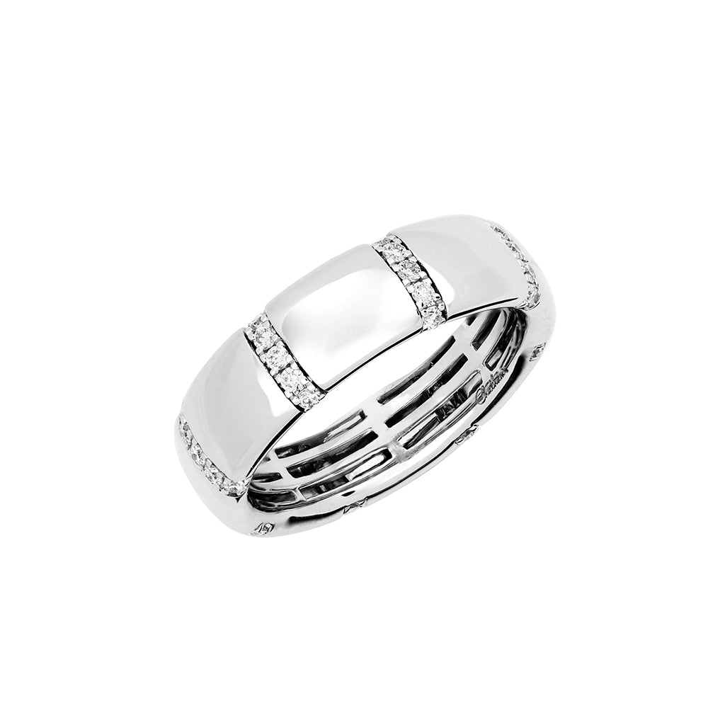 Chatham lab-grown diamond ring, style FDR14456W
