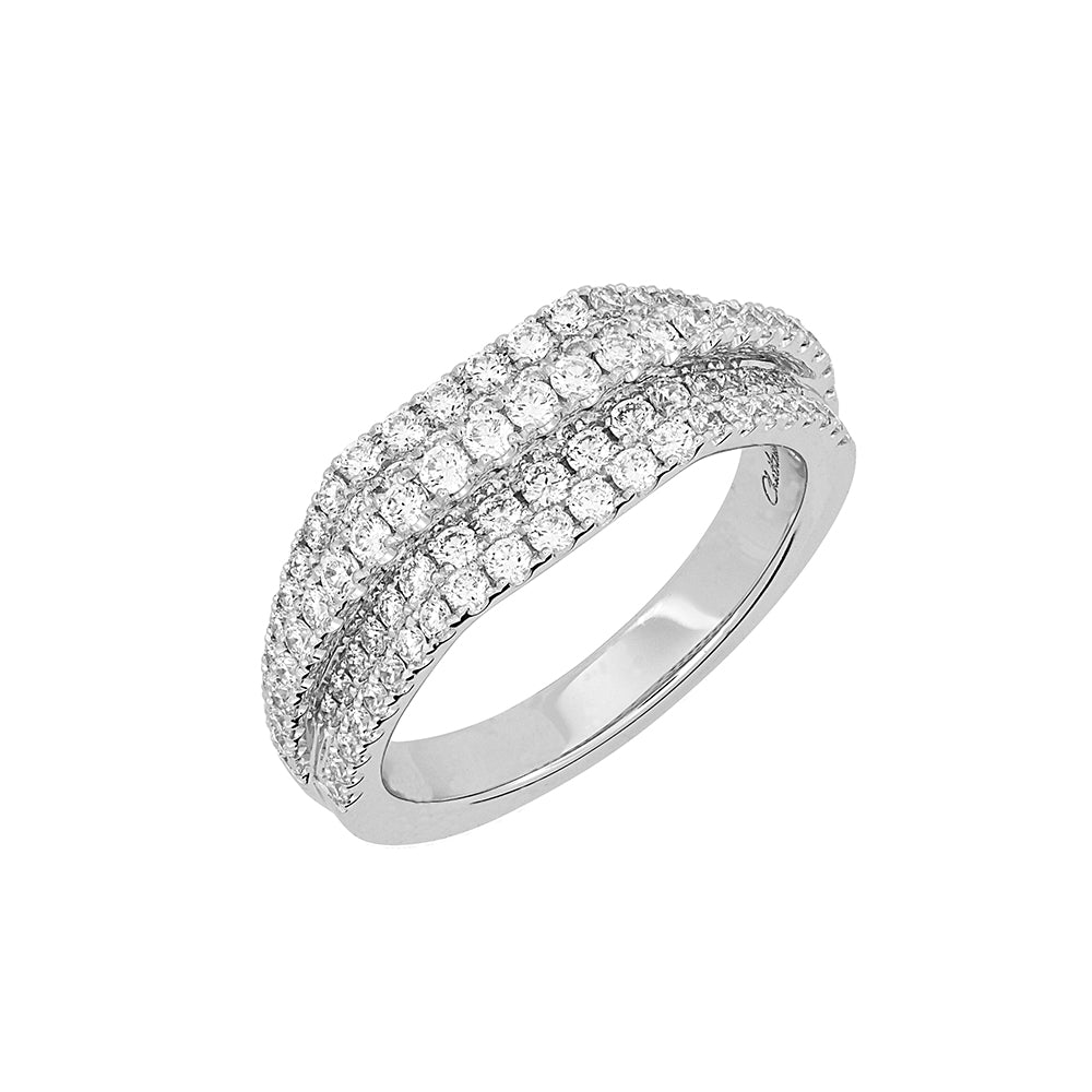 Chatham lab-grown diamond ring, style FDR14460W