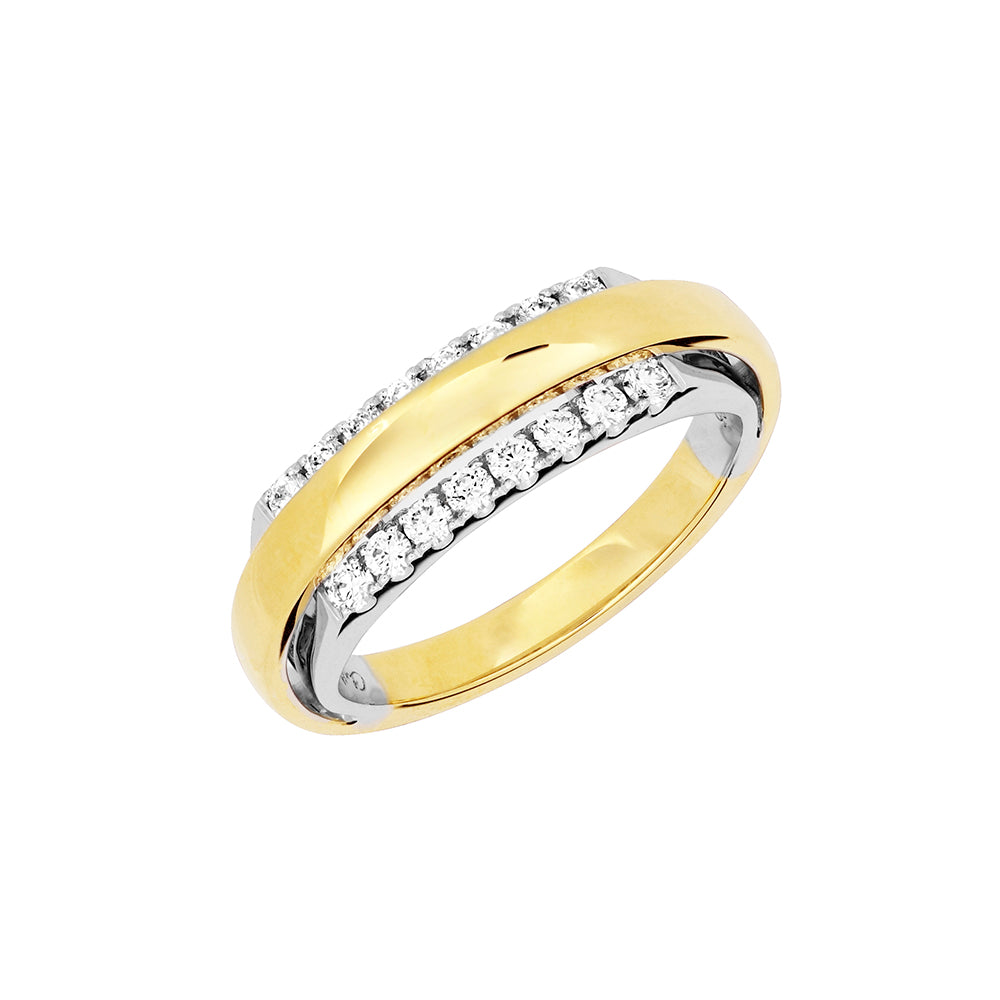 Chatham lab-grown diamond ring, style FDR14461YW