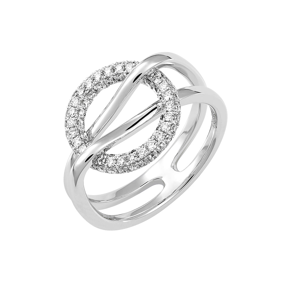 Chatham lab-grown diamond ring, style FDR14565W