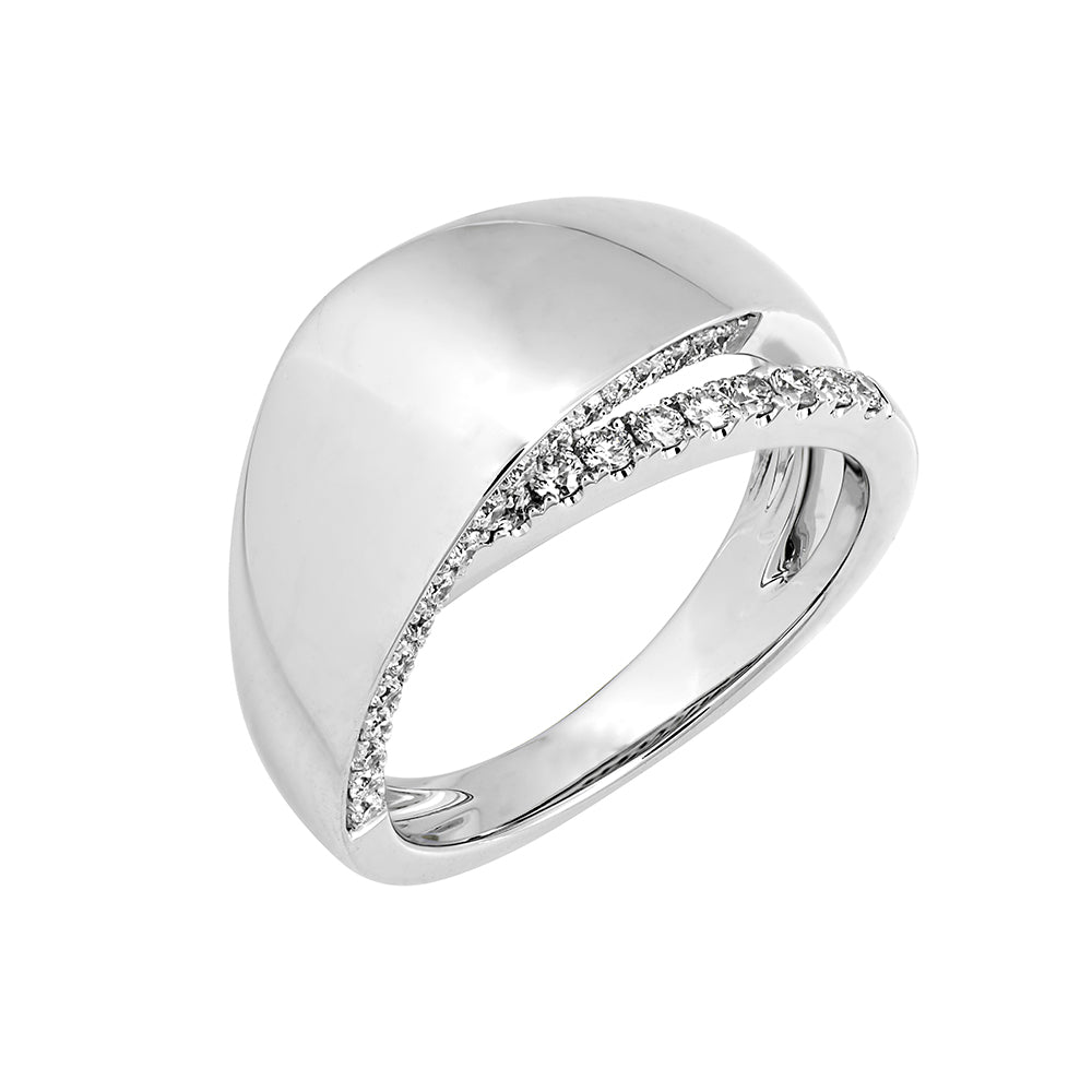 Chatham lab-grown diamond ring, style FDR14566W